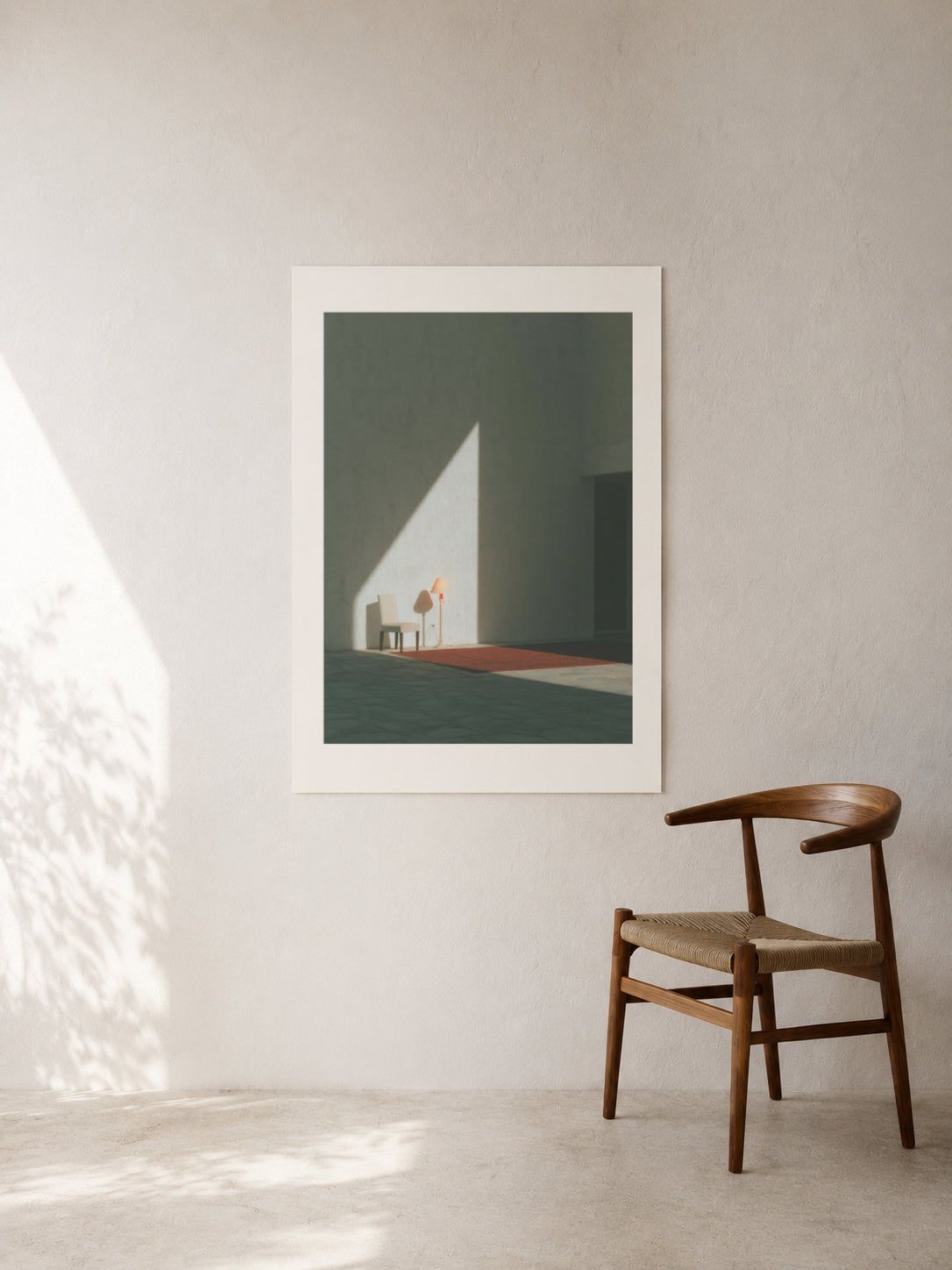 Lamp in the White Corner