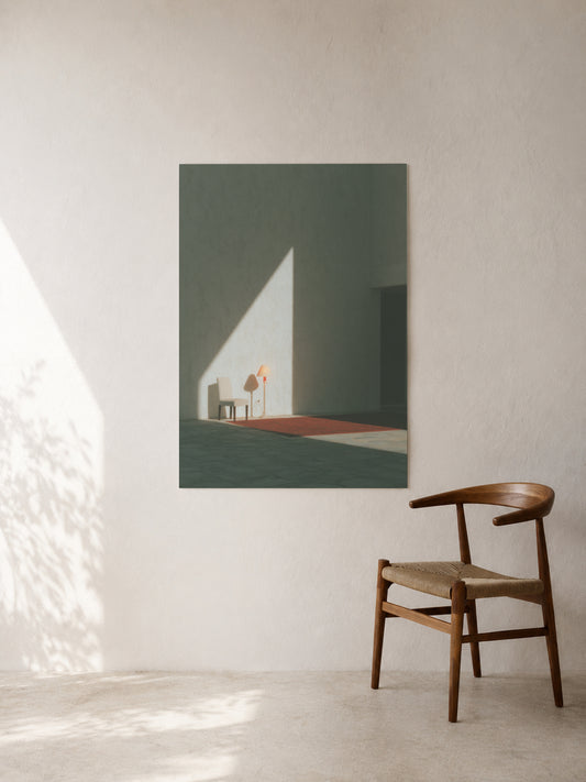 Lamp in the White Corner