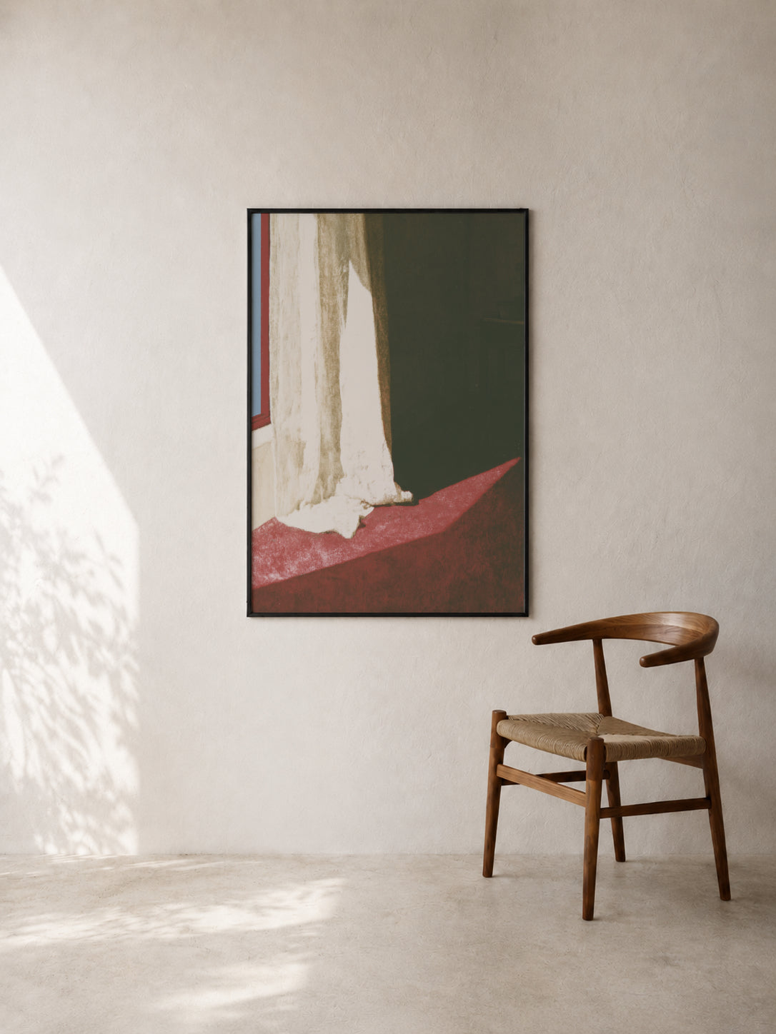 Curtain on the Red Floor
