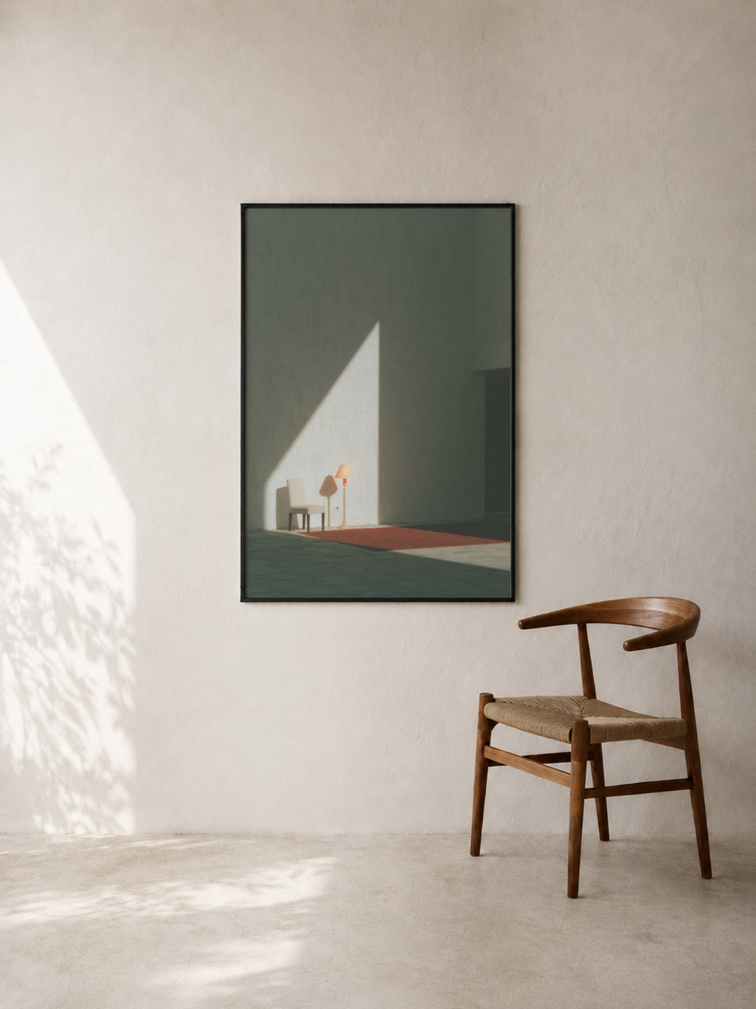 Lamp in the White Corner
