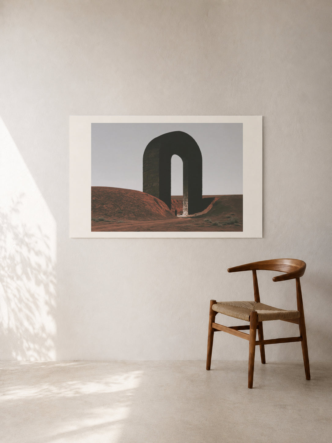 Black Arch on Red Ground