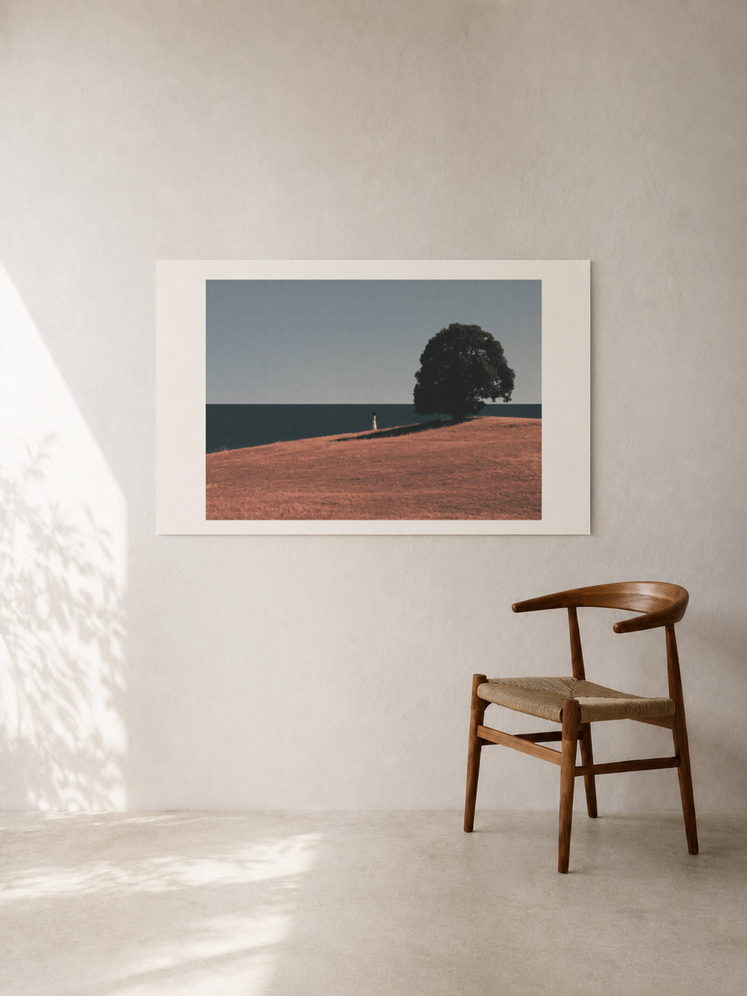 Tree Above the Red Field