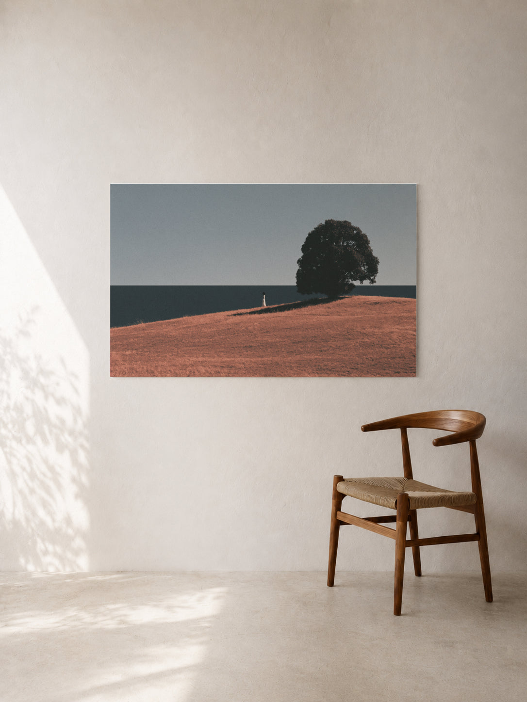 Tree Above the Red Field