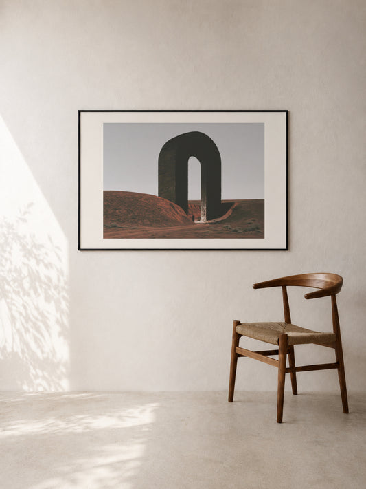 Black Arch on Red Ground