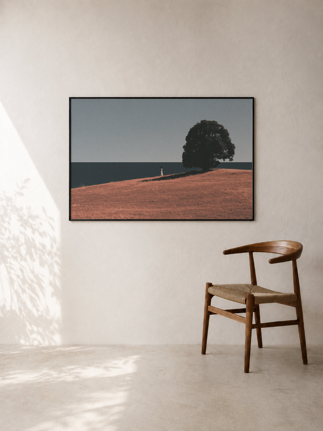 Tree Above the Red Field