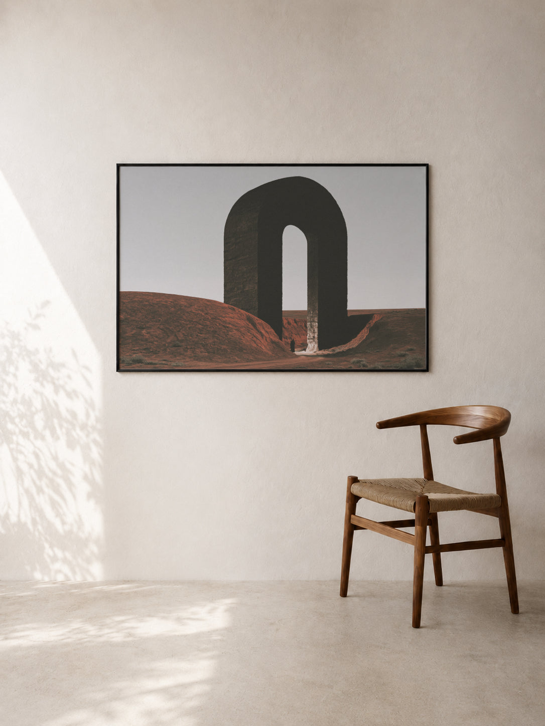 Black Arch on Red Ground