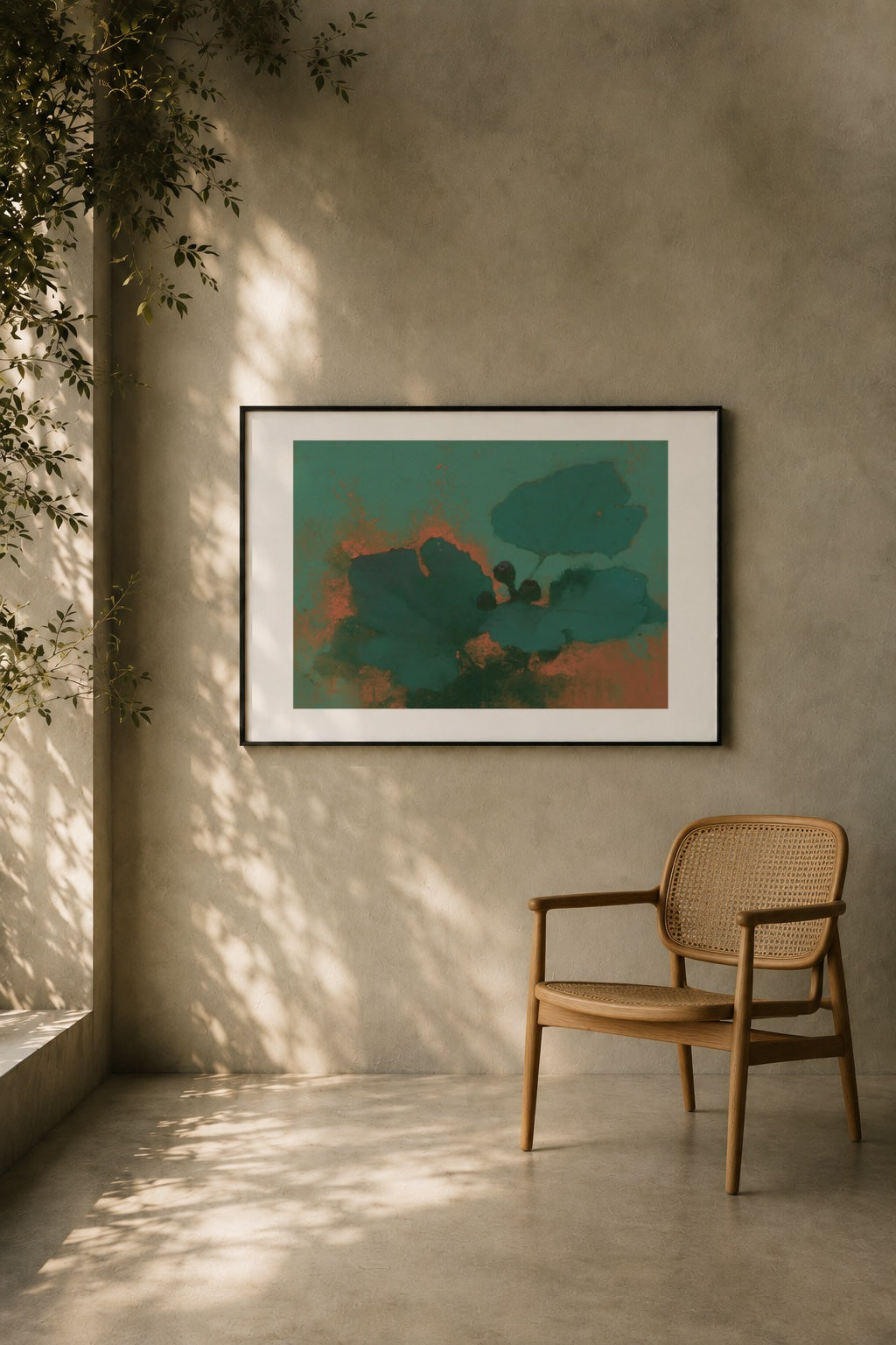 Fig Leaves on Summer Earth