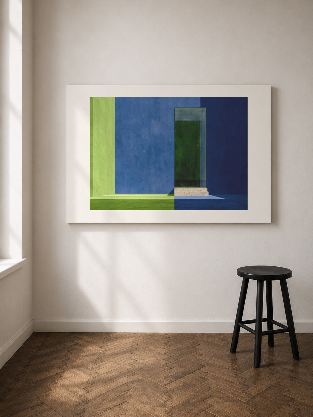 Green Light, Blue Wall