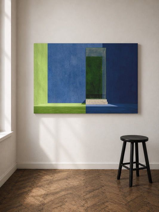 Green Light, Blue Wall