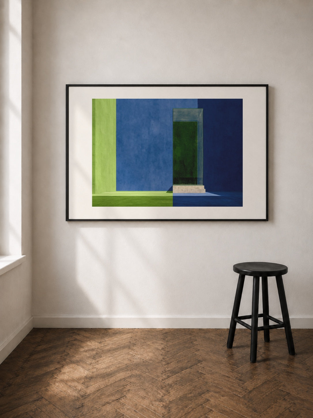 Green Light, Blue Wall