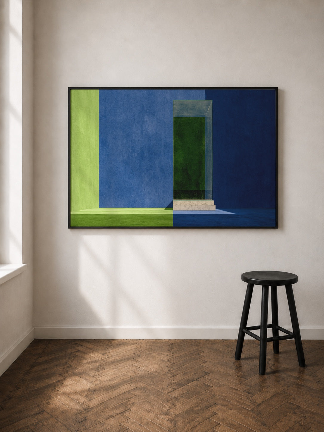 Green Light, Blue Wall