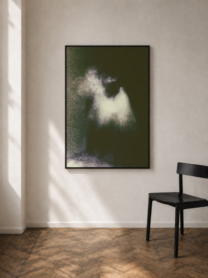 White in Shadows art print