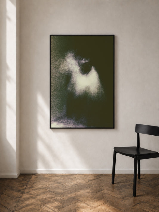 White in Shadows art print