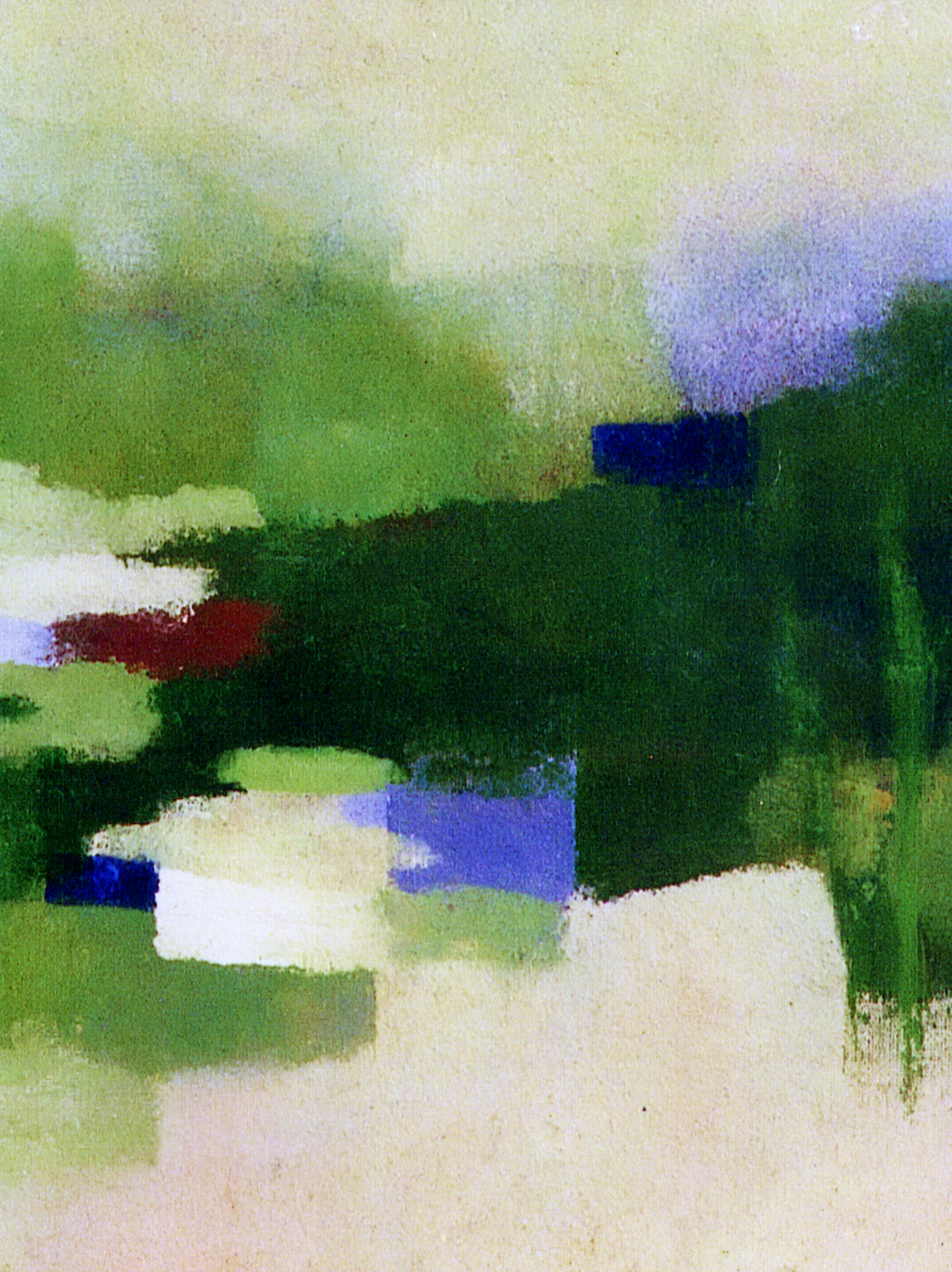 Small Houses in the Green Haze art print