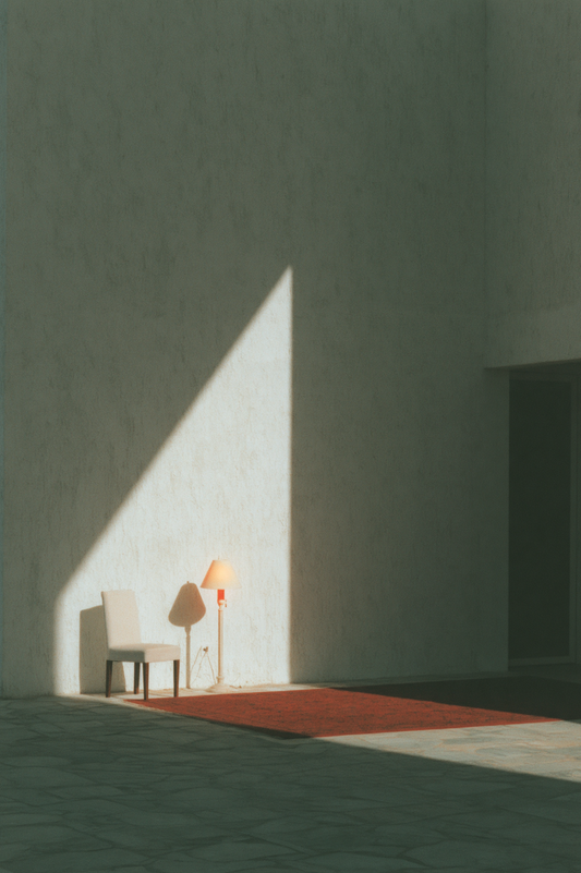 Lamp in the White Corner