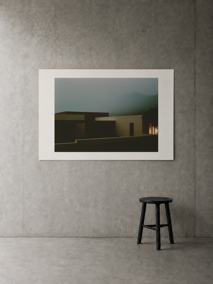 Low House, Mountain Fog art print